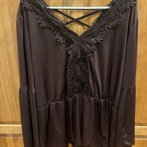 Maurices Deep Brown Top
